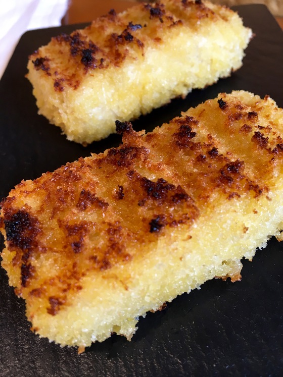 Croqueta a la brasa asador etxebarri