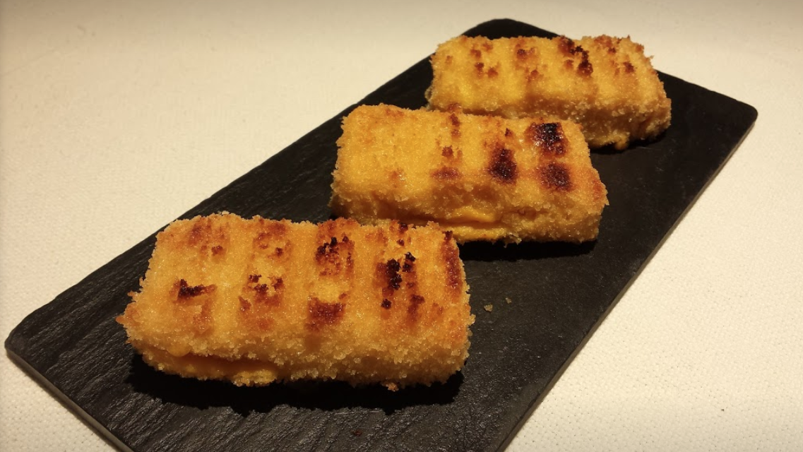 Croquetas asador etxebarri a la brasa