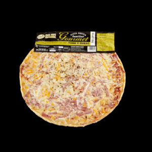 Pizza jamon y queso 780g.