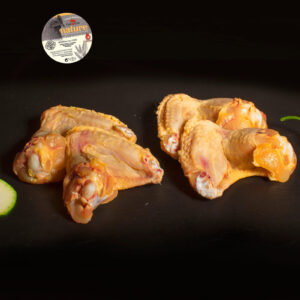 Alas pollo vegetal nature